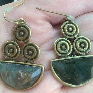 Banana Republic Labradorite earrings.